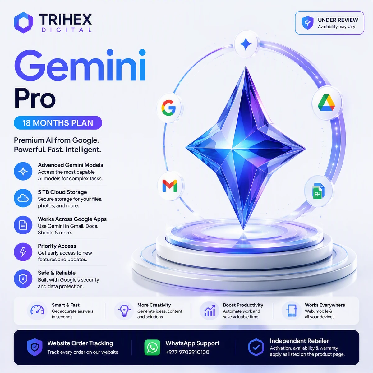 Gemini Pro 5 TB — 18 Months product visual